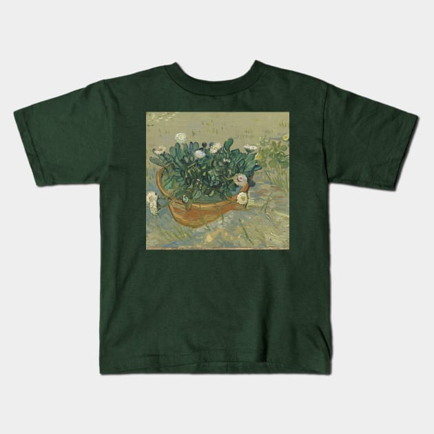 Daisies - Vincent van Gogh Kids T-Shirt by KargacinArt